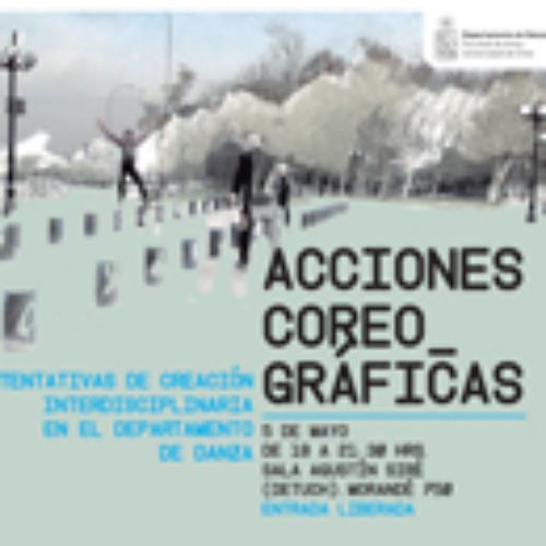 "Acciones Coreográficas" se presenta en Sala Agustín Siré