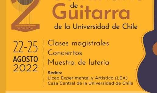 Nuevamente la Universidad de Chile se convierte en el epicentro de la guitarra nacional