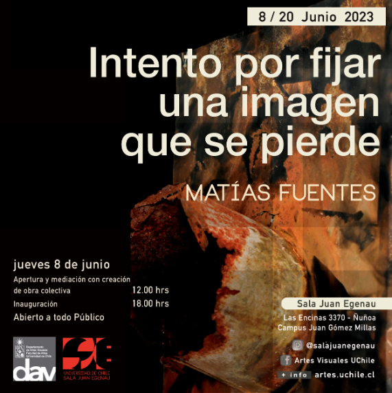 Reflexiones sobre la memoria y su importancia en exposición de Matías Fuentes en SJE