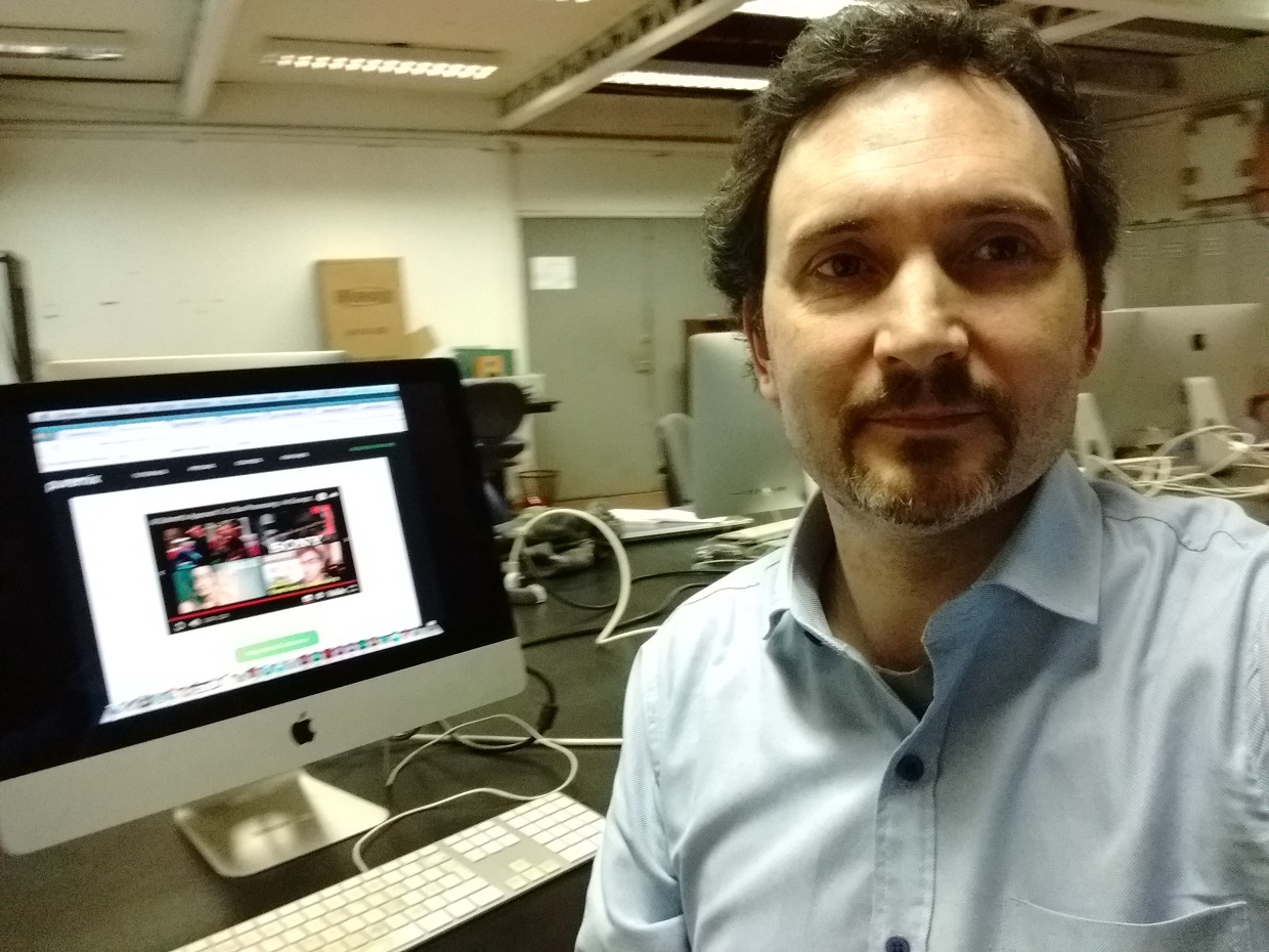 El académico del DSON Leonardo Cendoyya integra el proyecto Producetumusica.cl, junto al profesor Sean Moscoso.