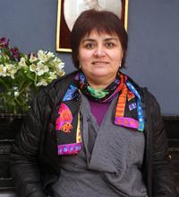 Prof. María Elena Muñoz, académica del Departamento de Teoría de las Artes. 