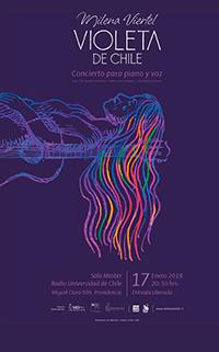 "Violeta de Chile" se presentará el próximo 17 de enero, a las 20:30 hrs., en la Sala Master de Radio Universidad de Chile, oportunidad en que la prof. Viertel interpretará sus obras en piano y canto.