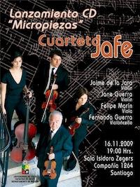 Fernando García dedicó al cuarteto la obra "Furias y dolores" registrada en "Micropiezas"