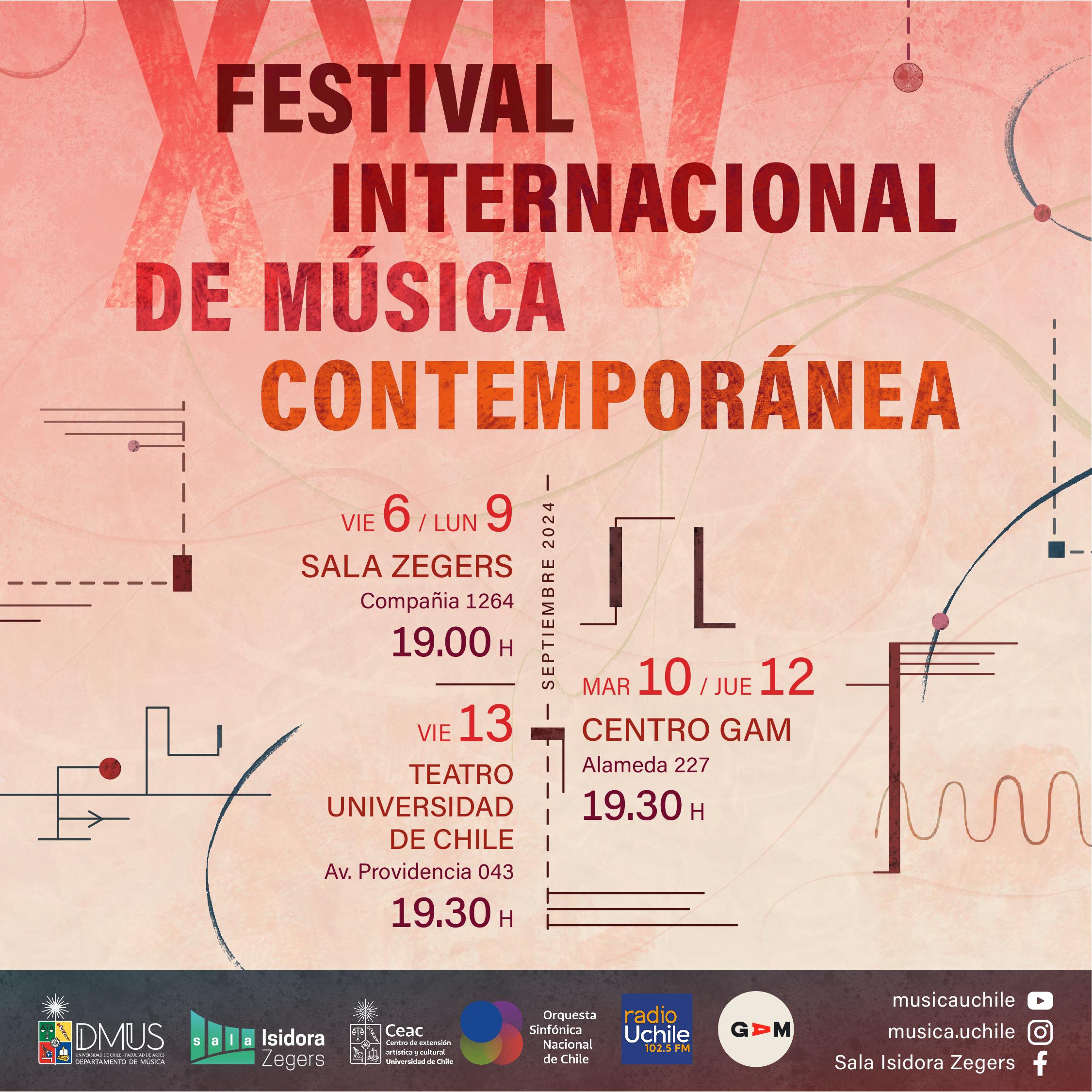 Festival Internacional de Música Contemporánea 2024 rendirá homenaje a Fernando García y Hanns Stein y diversificará sus sedes  