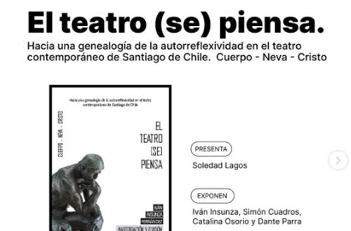 Lanzamiento de libro "El teatro se piensa"