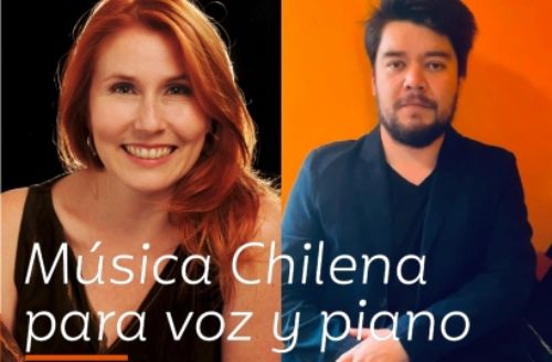 Concierto "Música chilena para voz y piano" en sala Isidora Zegers