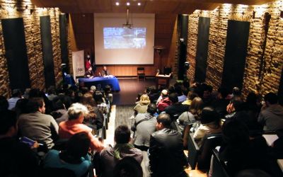 Alejandro Echeverri en la FAU