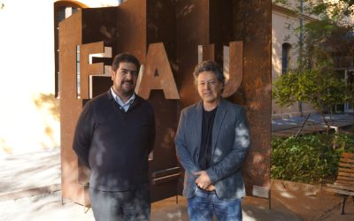 Prof. Mario Marchant y Alejandro Echeverri