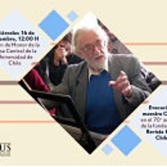 Con el objetivo de celebrar el aniversario número 70 de la Revista Musical Chilena, el DMUS ha organizado una ceremonia en el Salón de Honor de Casa Central el 16 de diciembre a las 12:00 hrs.