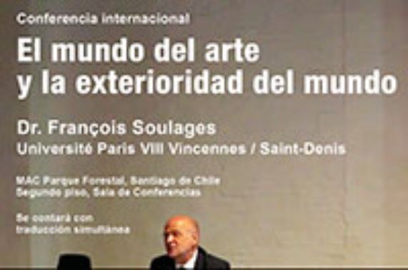 François Soulages, filósofo, especialista en estética de la fotografía y académico de la Universidad de París 8 visitará Chile en noviembre.