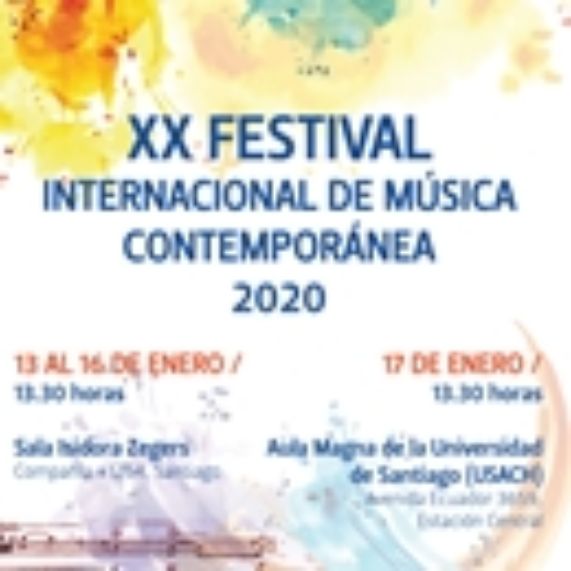 Programación XX Festival Internacional de Música Contemporánea