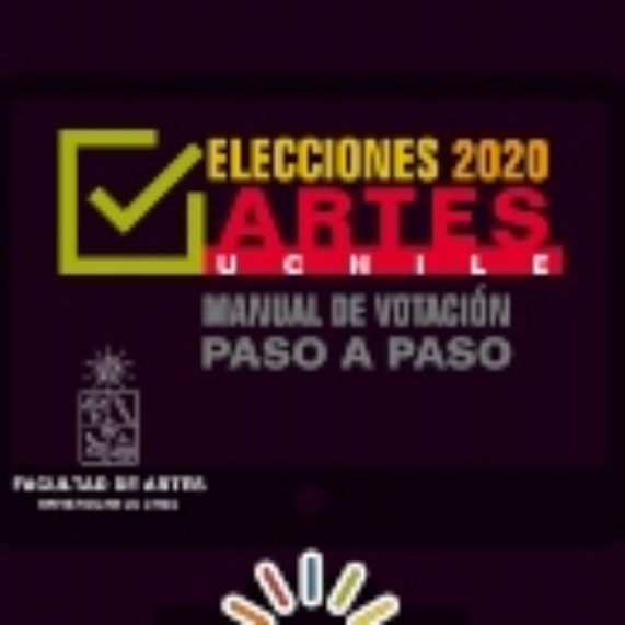 Elecciones 2020 Facultad de Artes: Instructivo de votación online