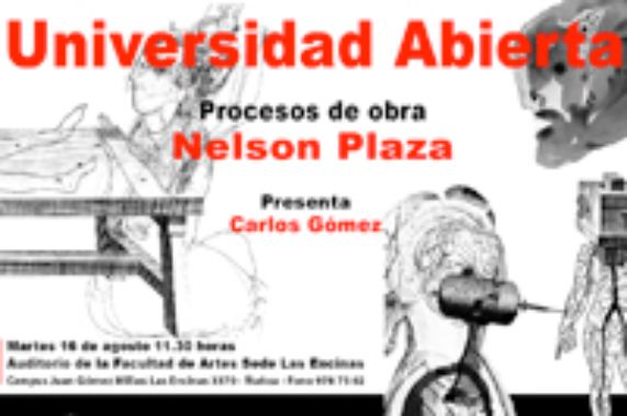 Universidad Abiertas: Procesos de obra de Nelson Plaza