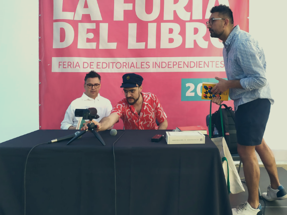 Arturo Cariceo participa de Furia del Libro con reconocido escritor español