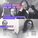 Académicos DMUS se suman a las actividades virtuales del Foro de las Artes
