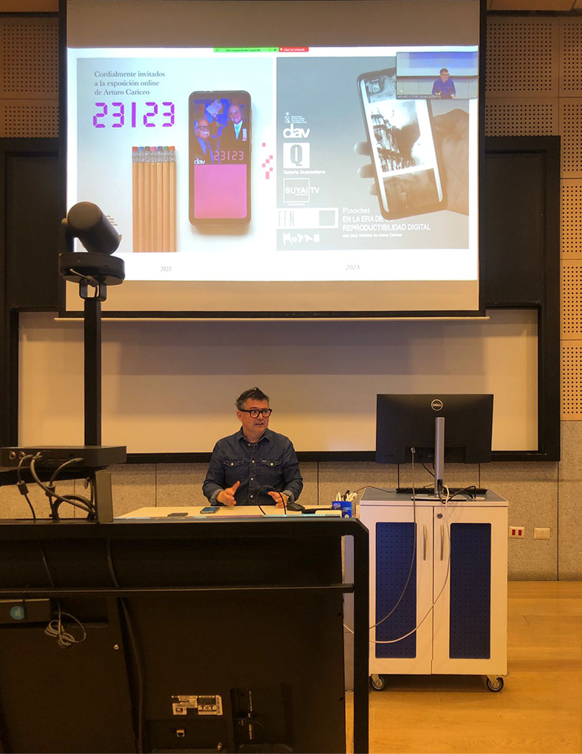 Arturo Cariceo presenta tres exposiciones y una charla sobre IA