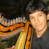 Joven arpa paraguaya en la Sala Isidora Zegers
