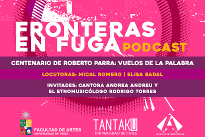 "Centenario de Roberto Parra: Vuelos de la palabra", nuevo capítulo del podcast Fronteras en Fuga