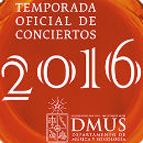 Programación Temporada Oficial de Conciertos 2016