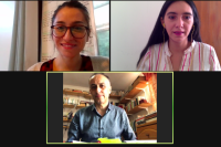 Prof. Catalina Villanueva, prof. Tania Faúndez y prof. Héctor Ponce son los investigadores del proyecto 